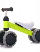Ecotoys Vehicul copii fara pedale JM-118 verde scaun confortabil si moale roti duble fata-spate varsta 18-36 luni sarcina maxima admisa 20 kg roti din plastic moale