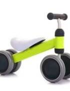 Ecotoys Vehicul copii fara pedale JM-118 verde scaun confortabil si moale roti duble fata-spate varsta 18-36 luni sarcina maxima admisa 20 kg roti din plastic moale