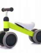 Ecotoys Vehicul copii fara pedale JM-118 verde scaun confortabil si moale roti duble fata-spate varsta 18-36 luni sarcina maxima admisa 20 kg roti din plastic moale