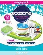 Ecozone Tablete pentru masina de spalat vase Clasic 72 bucati