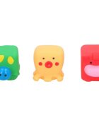 Eddy Toys Set 3 jucarii de baie caracatita vaca testoasa