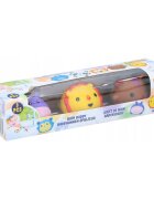 Eddy Toys Set 3 jucarii de baie hipopotam leu ursulet