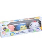 Eddy Toys Set 3 jucarii de baie porcusor soricel zebra
