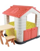 Edu Play Casuta copii 2 in 1 deluxe cu masuta si bancheta
