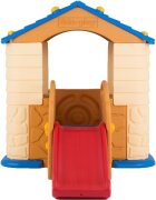 Edu Play Casuta copii 2 in 1 deluxe cu tobogan