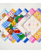 EgaKids Batistuta reutilizabila din bumbac pentru copii 25 x 25 cm Multicolor