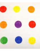 EgaKids Scutec din bumbac tetra Lux 70x80 cm model Buline colorate