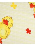 EgaKids Scutec din bumbac tetra Lux 70x80 cm model Yellow Duck