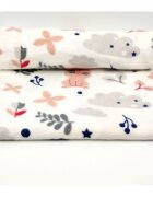 EgaKids Scutec din finet 70x80 cm model Pink Rabbit