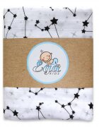 EgaKids Scutec din muselina 120x120 cm Galaxy