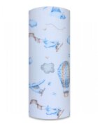 EgaKids Scutec din muselina 70x80 cm Tetra model Avioane Albastre