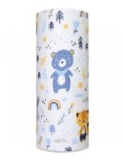 EgaKids Scutec din muselina 70x80 cm Tetra model Bear Rainbow Blue