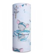 EgaKids Scutec din muselina 70x80 cm Tetra model Mouse Cup BluePink