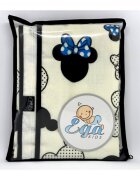 EgaKids Scutec din muselina 80x80 cm Minnie Mouse Blue