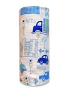 EgaKids Scutec din muselina tetra 70x80 cm model Blue Cars in City