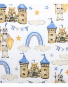 EgaKids Scutec din muselina tetra 70x80 cm model Blue Castle