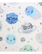 EgaKids Scutec din muselina tetra 70x80 cm model Blue Galaxy