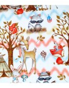 EgaKids Scutec din muselina tetra 70x80 cm model Forest Animals