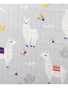 EgaKids Scutec din muselina tetra 70x80 cm model Lama Grey