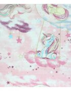 EgaKids Scutec din muselina tetra 70x80 cm model Rose Unicorn
