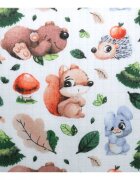 EgaKids Scutec din muselina tetra 70x80 cm model Smiling Animals
