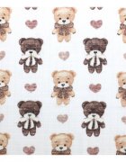 EgaKids Scutec din muselina tetra 70x80 cm model Teddy Bears