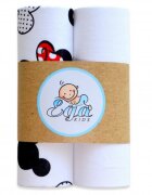 EgaKids Set 2 scutece din bumbac 60x80 cm model Minnie Mouse