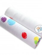 EgaKids Set 2 scutece pentru bebelusi reutilizabile cu fibra de bambus dimensiune 70 x 80 cm model Bubble Dots