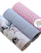 EgaKids Set 3 scutece din bumbac 60x80 cm model No10