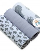EgaKids Set 3 scutece din bumbac 60x80 cm model No16
