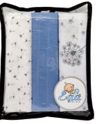 EgaKids Set 3 scutece din bumbac 60x80 cm model No26