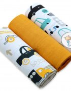 EgaKids Set 3 scutece din bumbac 60x80 cm model No28