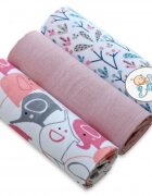 EgaKids Set 3 scutece din bumbac 60x80 cm model No29