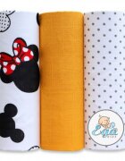 EgaKids Set 3 scutece din bumbac 60x80 cm model No30