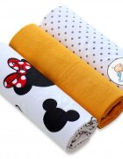 EgaKids Set 3 scutece din bumbac 60x80 cm model No30