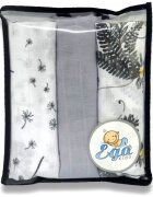 EgaKids Set 3 scutece din bumbac 60x80 cm model No4