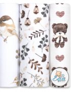EgaKids Set 3 scutece mix finet si muselina model Bears