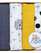 EgaKids Set 4 scutece din muselina 60x80 cm Eco Box 1693