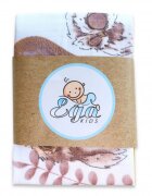 EgaKids Set 5 batistute din bumbac pentru copii 38x38 cm Owl