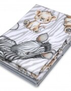 EgaKids Set 6 batistute din finet pentru copii 38x38 cm model No6 Safari Animals