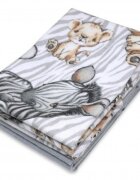 EgaKids Set 6 batistute din finet pentru copii 38x38 cm model No6 Safari Animals