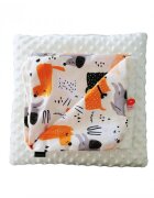 EgaKids Set Paturica si perna Minky pentru copii 580 Galben 75x85 cm