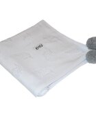 EKO Paturica din bambus 80x80 cm white