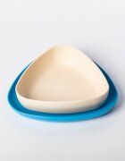 Ekoala Set 2 farfurii BIOplastic WhiteBlue