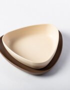 Ekoala Set 2 farfurii BIOplastic WhiteBrown