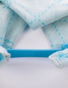 Ekoala Set Swaddle si suport de prindere baveta blue