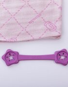 Ekoala Set Swaddle si suport de prindere baveta purple