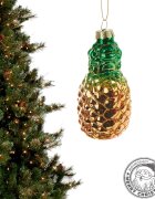 EMA Glob sticla Craciun 8 cm ananas capsuna cirese