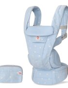 Ergobaby Marsupiu Omni Deluxe Cotton Serene Blue Flowers
