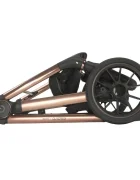 Espiro Carucior 2 in 1 pentru copii Code Bej 0-22 kg landou pliabil complet plat si carucior sport cu pliere automata